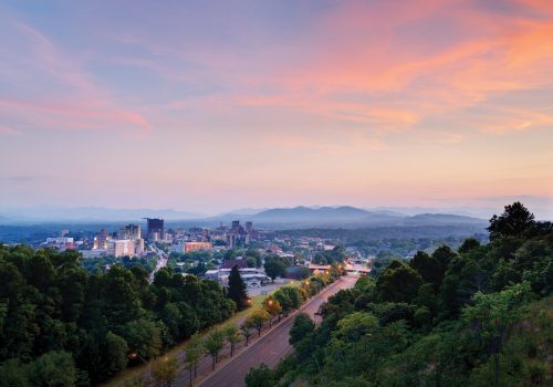 Asheville city skyline
